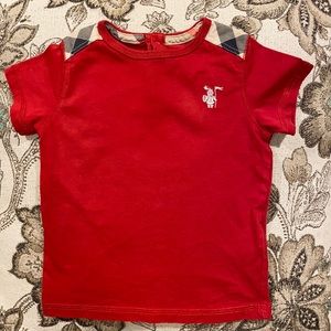 Burberry Children boys 12M shirt